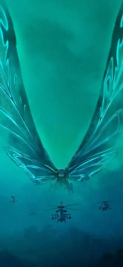 给大伙分享一波壁纸,哥斯拉 魔斯拉