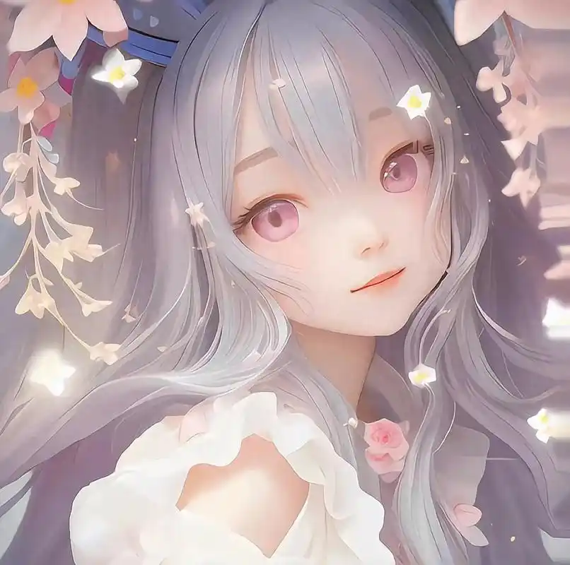 二次元少女壁纸,仿佛是梦幻般的存在