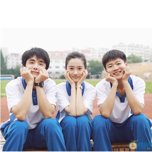 你好旧时光同款校服短袖长裤校园初高中生t恤男女情侣蓝白毕业服