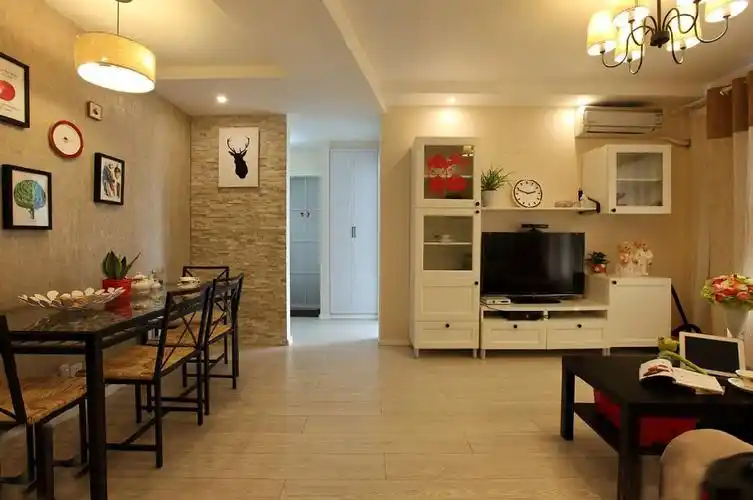 60平米老房 小两居装修 小户型装修 旧房改造 简约装修 今朝装饰 客厅