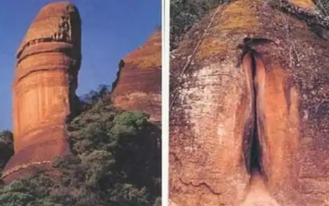 让人脸红的"大自然情趣"景观