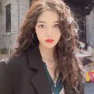 网红假发女夏长发中分法式慵懒羊毛卷自然蓬松长卷发烫发全头套式