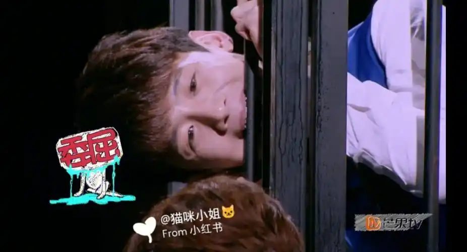 明星大侦探白敬亭咬笼子名场面