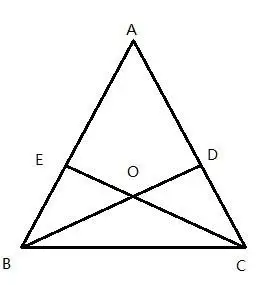 已知:如图,锐角三角形abc的两条高bd,ce相交与点o,ob=oc 问(1)求证