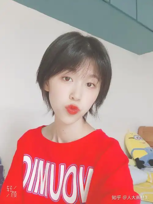 不烫不染中发短发有没有能剪出来的好看发型参考