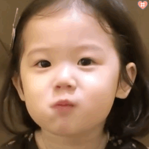 萌娃金雪表情包动图