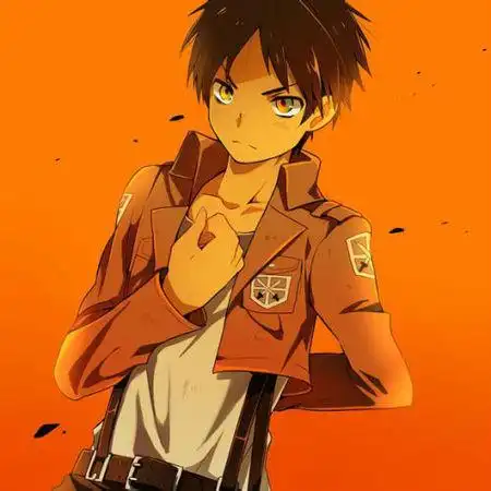 进击的巨人,艾伦 握着拳头用心脏发誓的图片