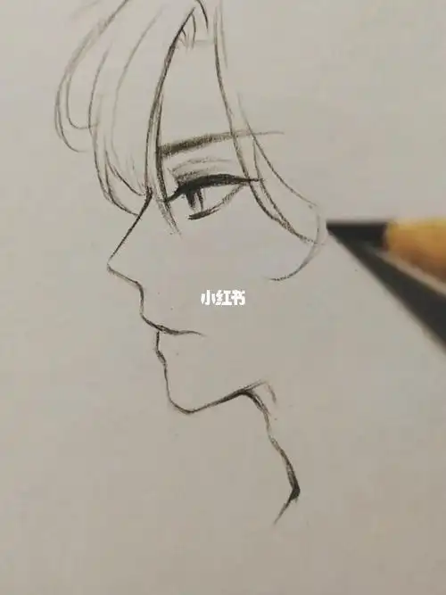 男生侧脸画法-儿童简笔画大全古人简笔画侧脸古风男生侧脸怎么画男生