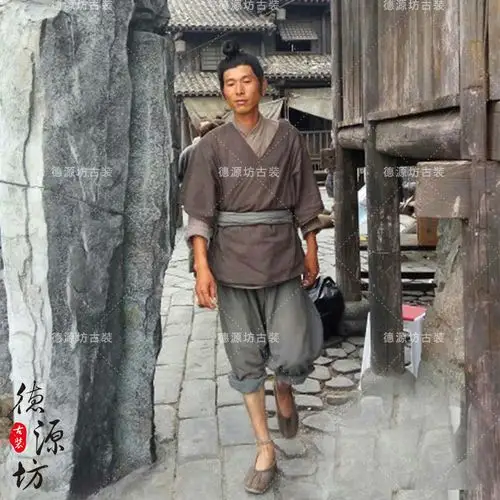 宋朝经典影视古装农民百姓伙计车夫群演焦夫民族服装