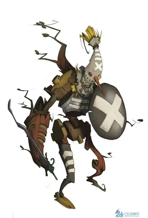 西方q版人物怪物设定集