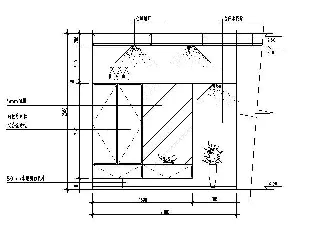 玄关立面施工图