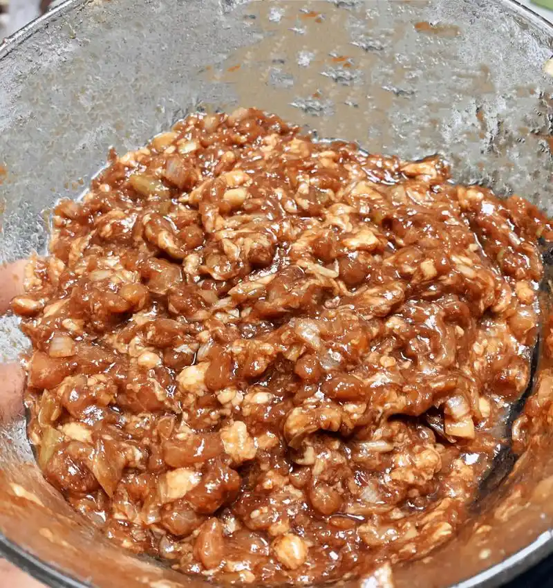 秋天的第一顿饺子～猪肉大葱饺子馅做法 终于调出了山东味的猪肉大葱