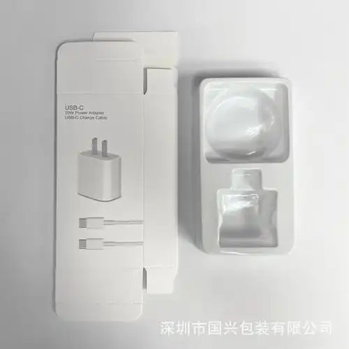 苹果快充线纸盒20w快充头充电器套装type c to c数据线包装盒