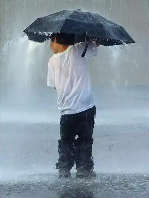 风雨中的精彩,行走中的人生(美图在雨中)