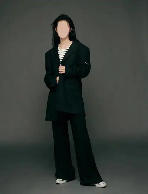 好冷气质女神全身形象照合成模板可以帮修