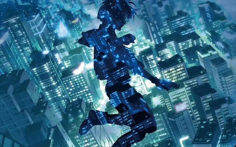 攻壳机动队#赛博朋克风格主题壁纸(全面屏)_哔哩哔哩_bilibili
