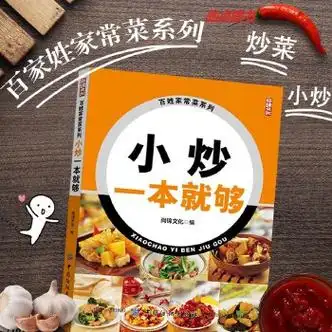 小炒一本就够家常小炒书籍 菜谱书家常菜 炒菜书籍 炒菜的书 做菜书籍