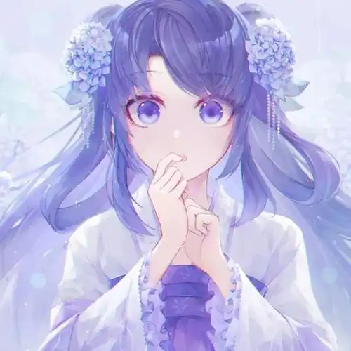 古风头像橙池未蓝crystal