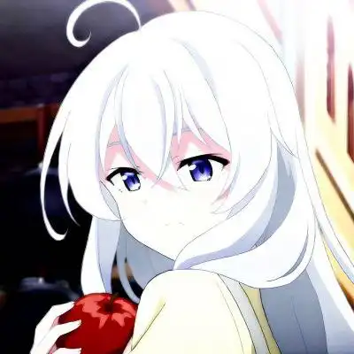 白头发动漫可爱头像女生高清图片