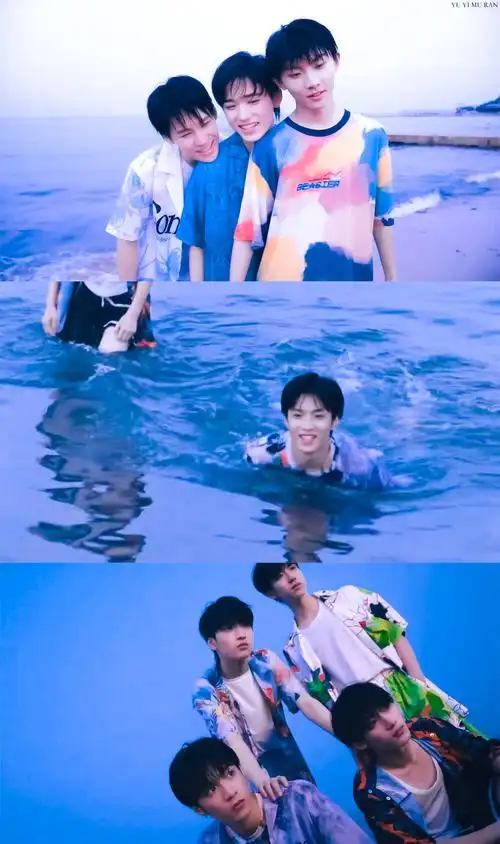 蓝色的海 时代少年团 近海狂想 cr.雨亦慕然