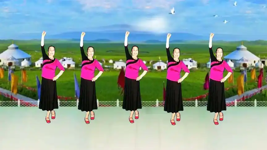 精选广场舞《恋恋大草原》快乐在歌唱 民族风格 大气豪放!