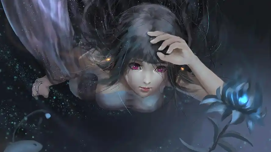 精选原创日系动漫美女高清宽屏桌面壁纸