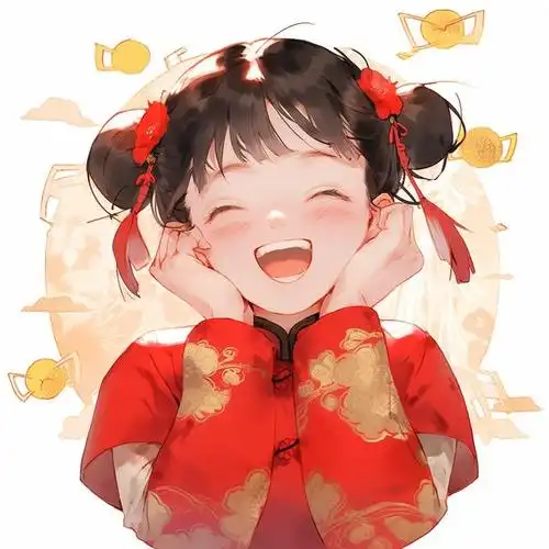 头像|中国风女孩新年头像