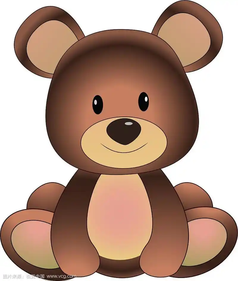 可爱的卡通泰迪熊