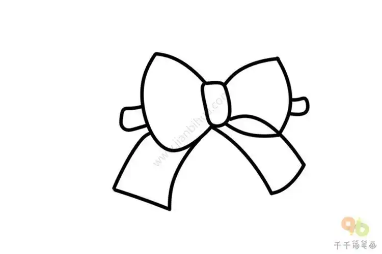 小卡子简笔画头饰