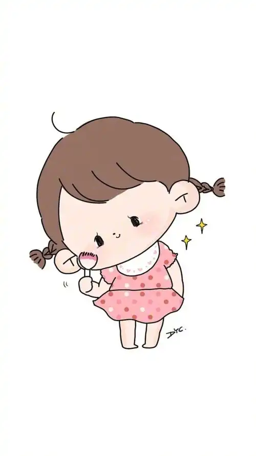 超可爱卡通简笔画图片可做手机壁纸的手绘简笔画