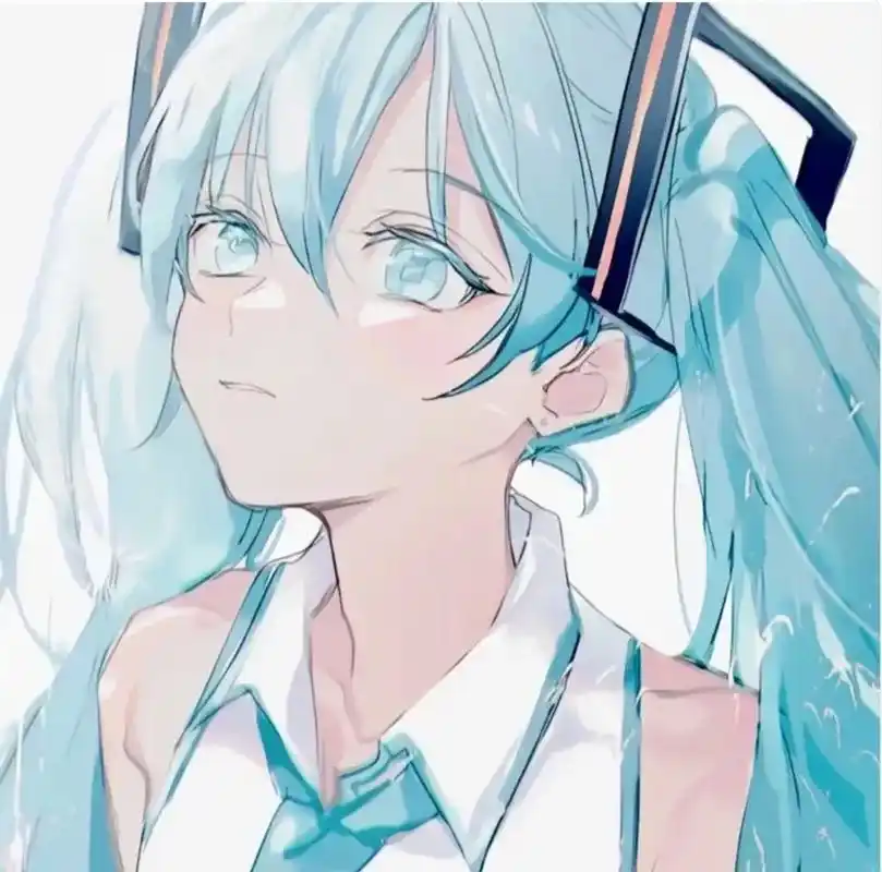 二次元 #初音未来头像壁纸 初音未来我的神! "最初的声音 - 抖音