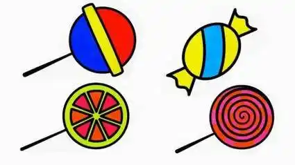 棒棒糖简笔画 棒棒糖简笔画图片