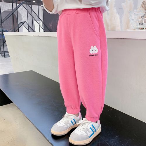 茶小阿女童春款厚裤子春装外穿春秋季新款洋气时髦女宝宝儿童春季休闲