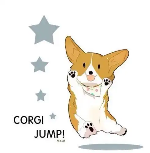 小狗柯基简笔画短腿柯基简笔画2柯基q版简笔画可爱柯基简笔画9张2可爱