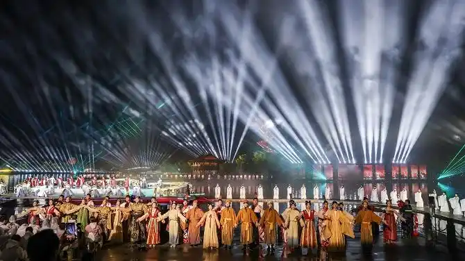 2022年江西省旅游产业发展大会大型沉浸式实景演出梦回庐陵燃爆现场