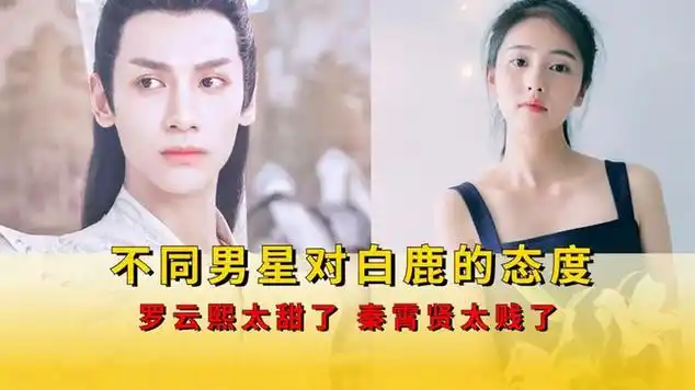 不同男星对白鹿的态度,罗云熙太甜了,秦霄贤太贱了|娱乐爆料|陈向熙
