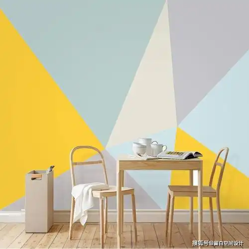 墙面拼接色方案,拒绝大白纯色墙,让你装出新花样