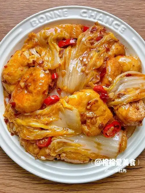 超级下饭的家常菜娃娃菜焖豆泡75