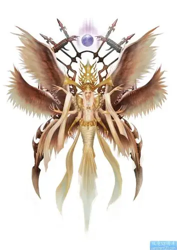 六翼天使图一张 帅一点的 最好看不到脸