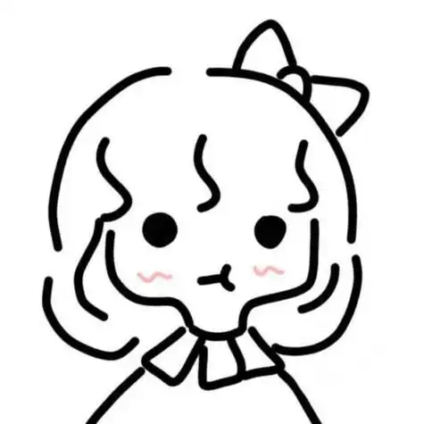 羊的卡通头像简笔画大图卡通q版超萌的动漫女孩简笔画qq头像女简笔画