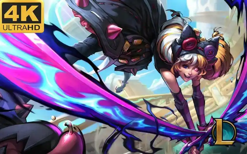 【英雄联盟】斗魂觉醒–格温 4k动态壁纸