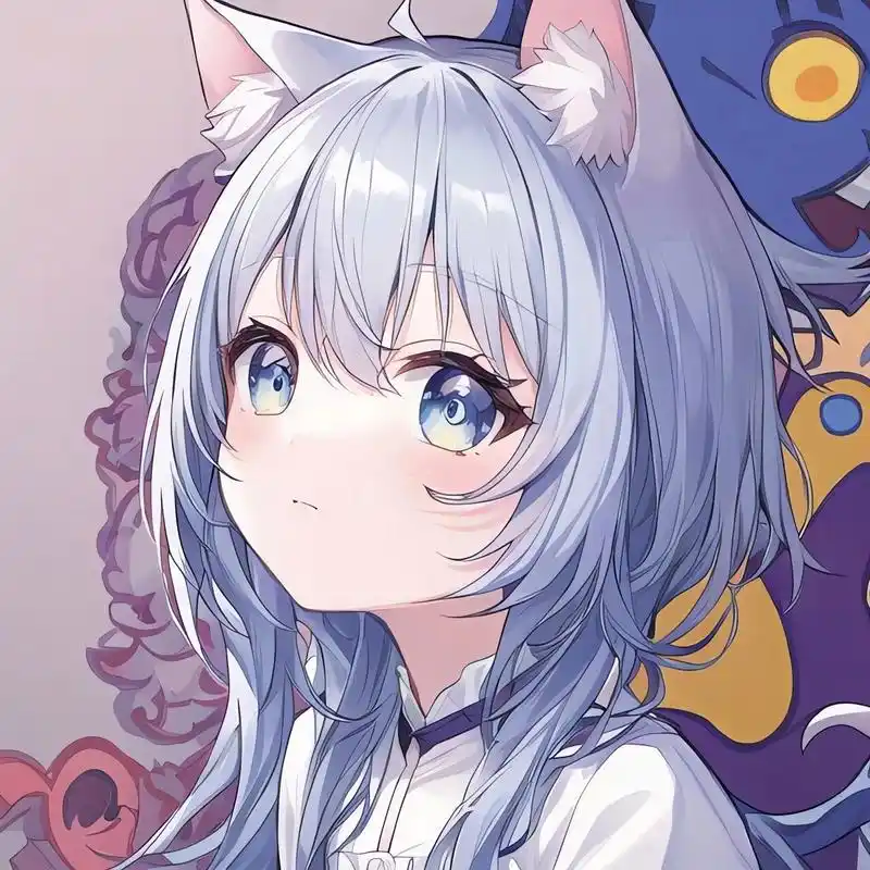 猫耳女孩头像 78可自行拿图自用 78转载请注明出处 9792止