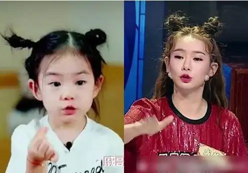 我生我自己戚薇与女儿lucky实在太像网友一个模子