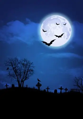 坟墓,墓地,月光,秘密,事件正版图片素材下载