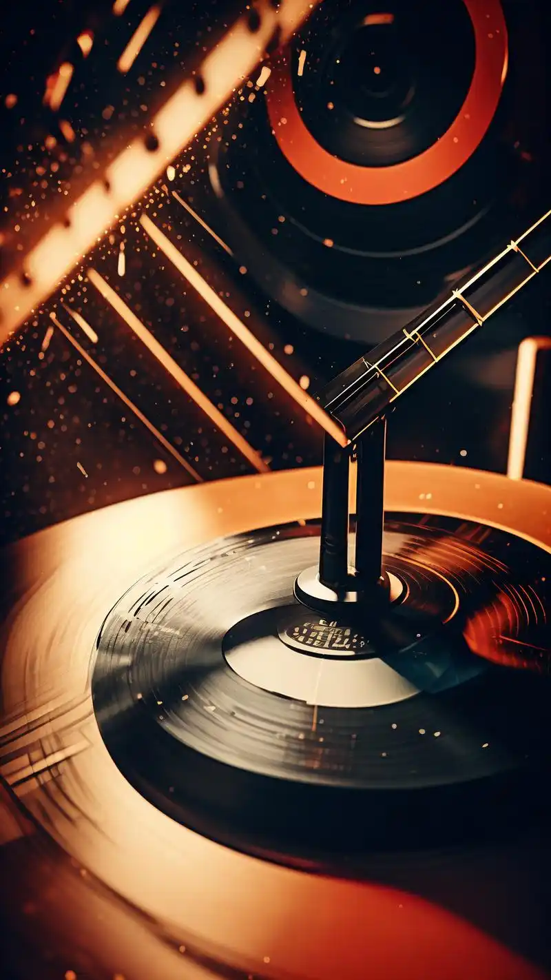 复古风情9615黑胶唱片壁纸精选