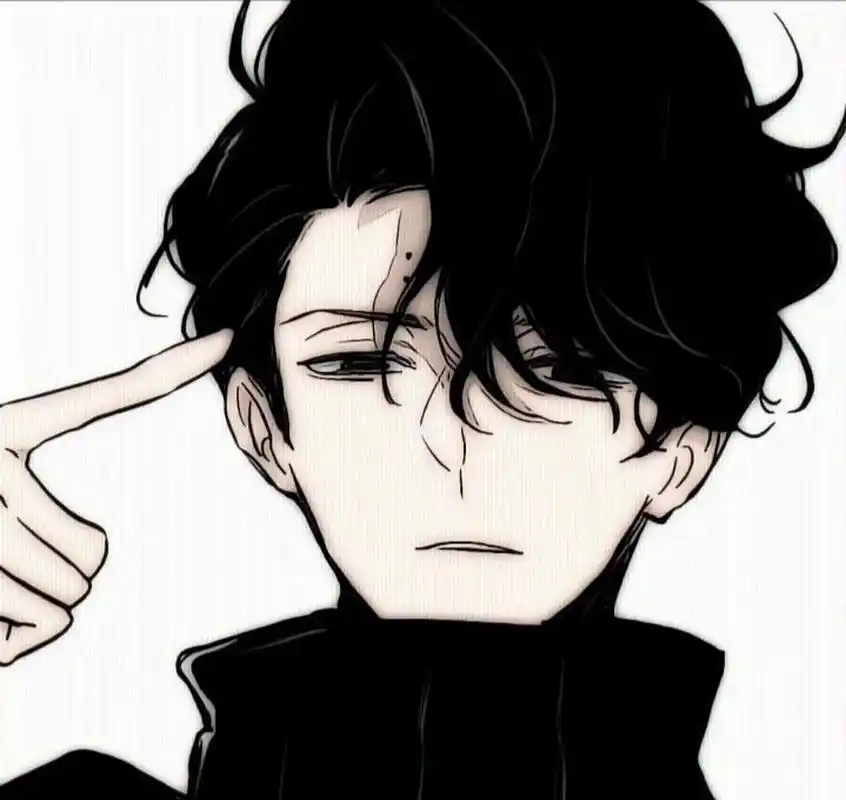 黑色系动漫男头 每一张都很帅! 取图看置顶哦 图片来自网络侵删