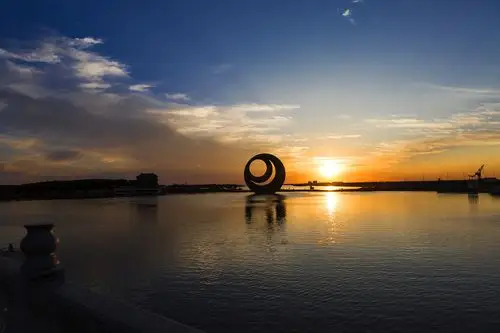 营口鲅鱼圈月亮湖晚霞(2017.08.25)