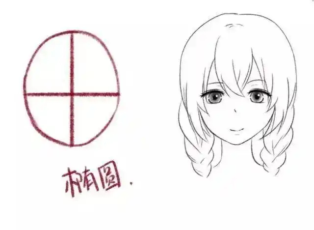 二次元动漫人物的脸怎么画?教你绘画人物正脸的小技巧!