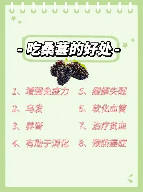 桑葚你吃对了吗71不适合人群74禁忌72