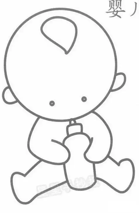 0岁宝宝简笔画